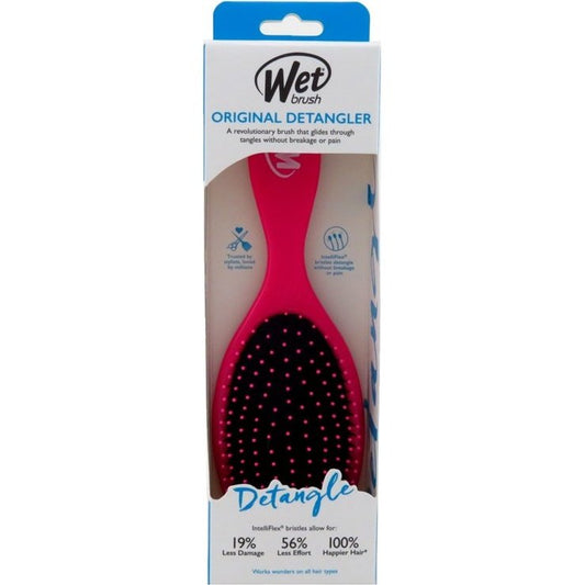 Wet Brush Detangler Pink Intelliflex Bristles