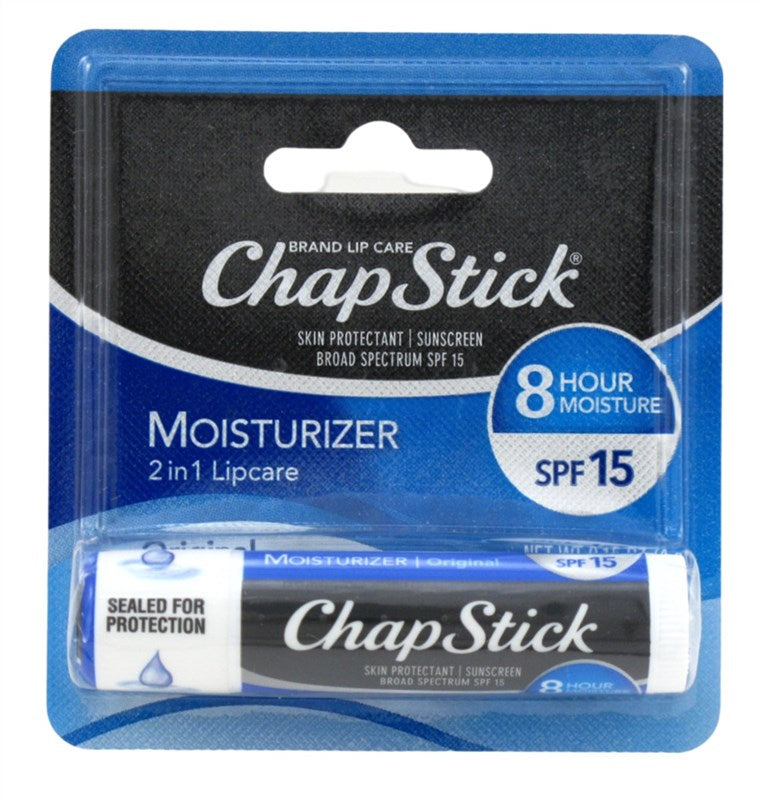 Chapstick Moisturizer 2-In-1 Lipcare Spf15 0.15oz (12in)