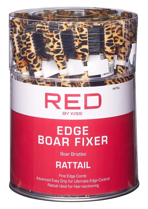 Kiss Red Edge Boar Fixer Rattail Leopard (48in)