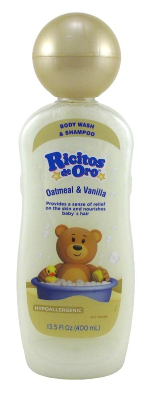 Ricitos De Oro Baby Body Wash & Shampoo Oat / Vanilla 13.5oz