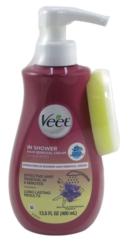 Veet In Shower Hair Removal Cream Legs & Body 13.5oz Pump