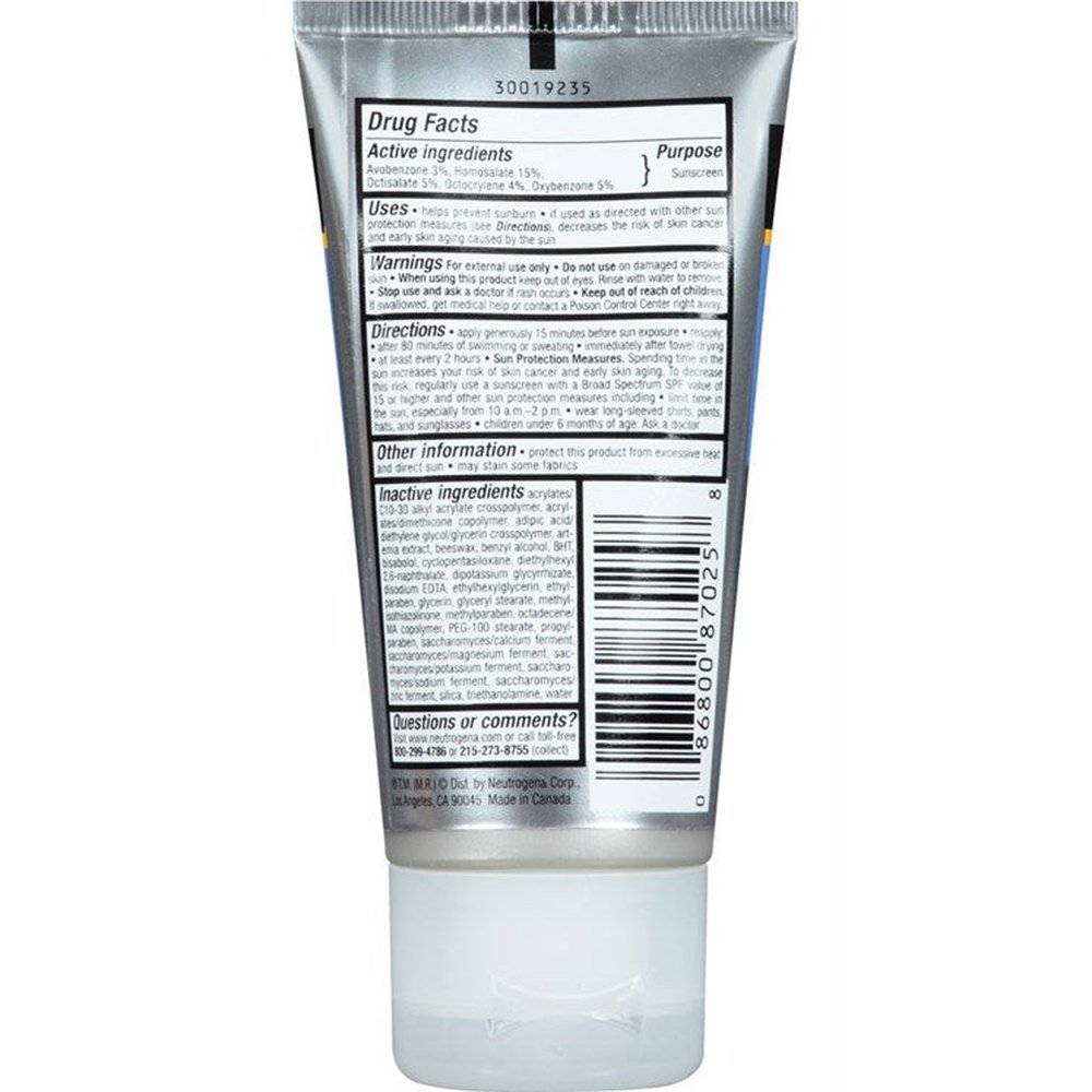 Neutrogena Sport Spf#70+ Face 2.5oz Tube