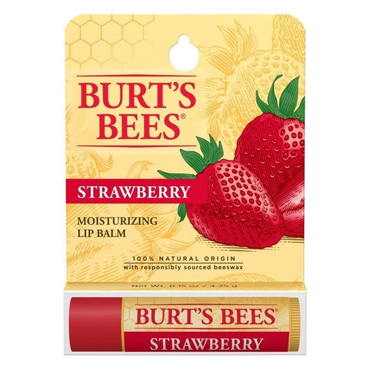 Burts Bees Lip Balm Moisturize Strawberry (1PC)