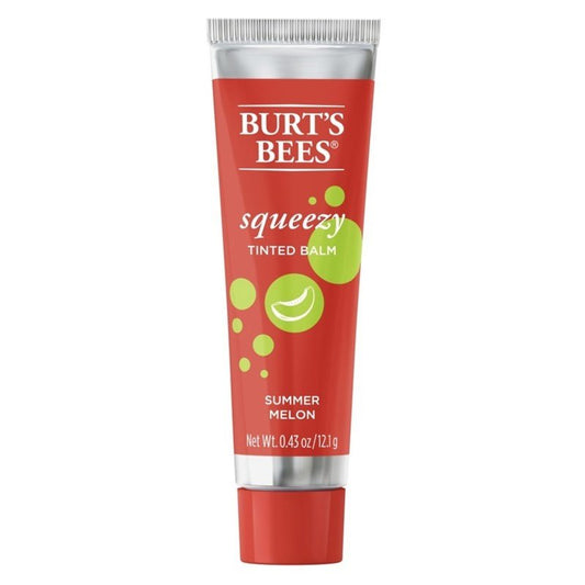 Burts Bees Tinted Lip Balm Squeezy Summer Melon ( (1PC))