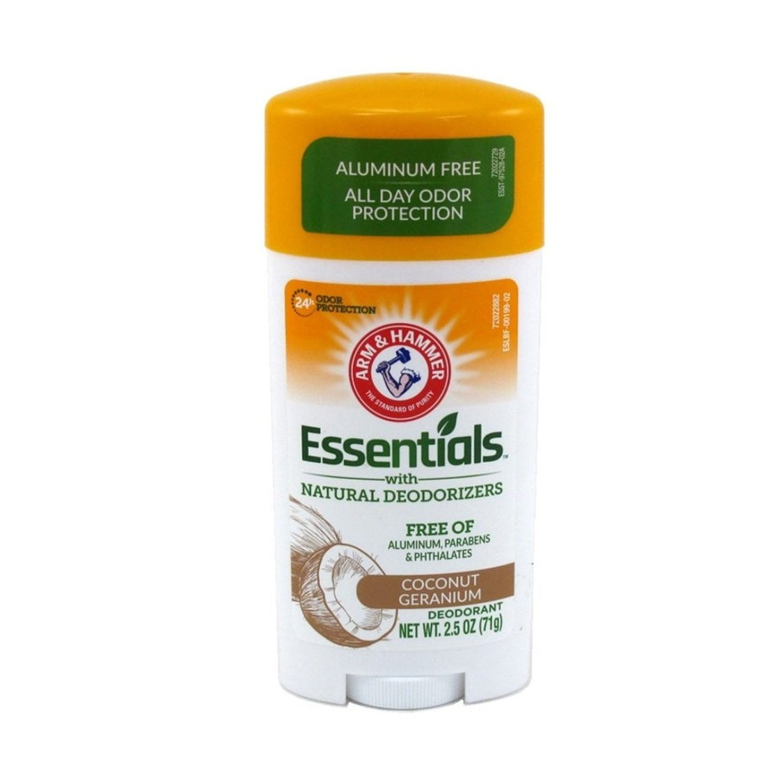 Arm & Hammer Deodorant 2.5oz Essentials Coconut Geranium
