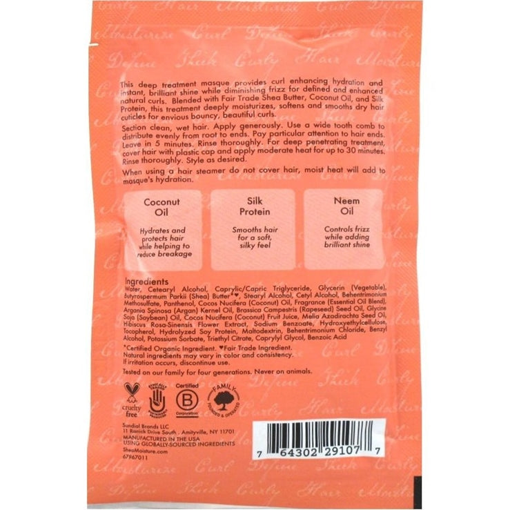 Shea Moisture Coconut&Hibiscus Curl Hair Masque 2oz(12in)