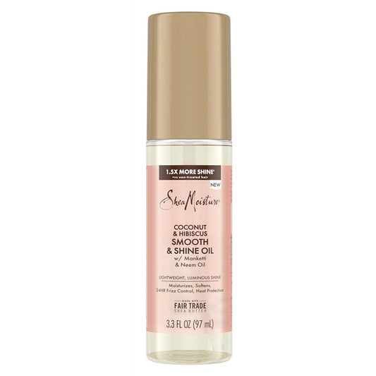 Shea Moisture Coconut/Hibiscus Smooth & Shine Oil 3.3oz