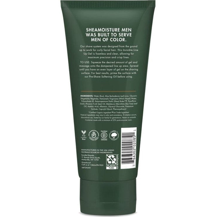 Shea Moisture Men Invisible Line Up Gel 6oz