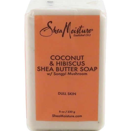 Shea Moisture Soap 8oz Bar Coconut & Hibiscus Shea Butter