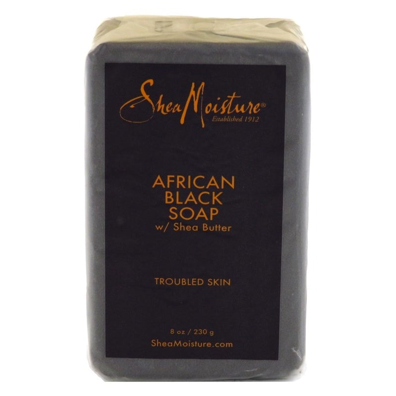 Shea Moisture Soap 8oz Bar African Black With Shea Butter