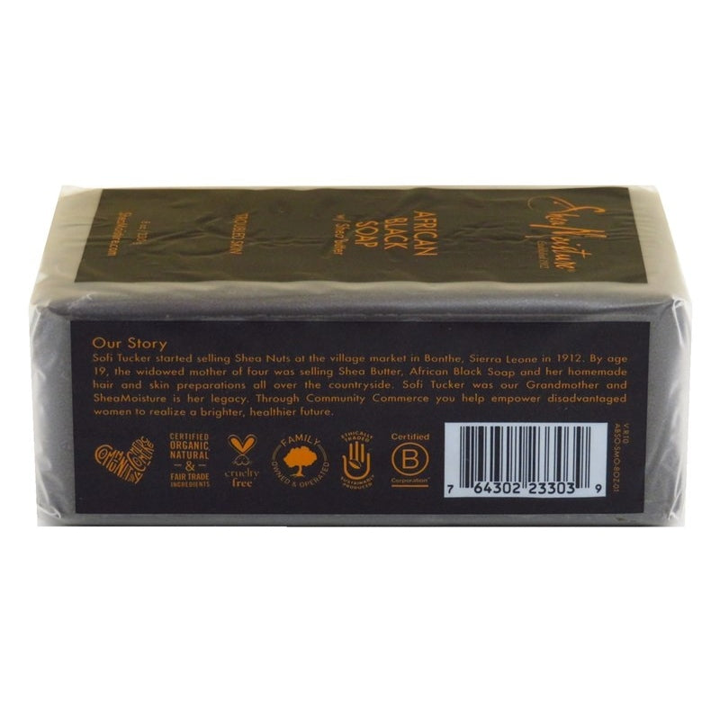 Shea Moisture Soap 8oz Bar African Black With Shea Butter