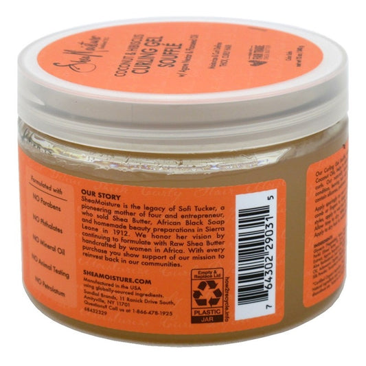 Shea Moisture Coconut&Hibiscus Curling Gel Souffle 12oz