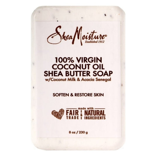 Shea Moisture Soap 8oz Bar 100% Virgin Coconut Oil & Shea