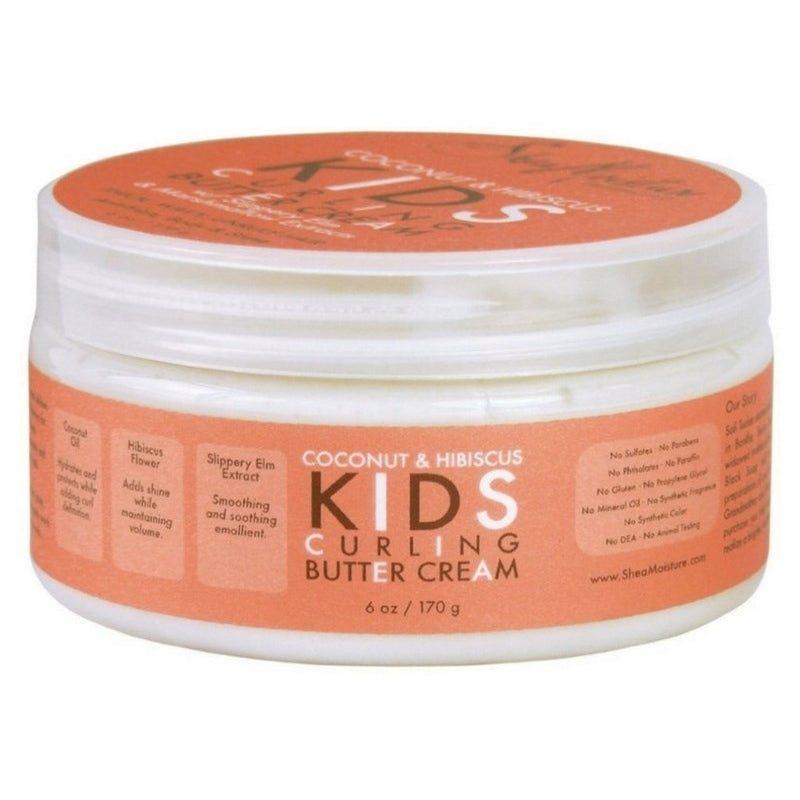 Shea Moisture Kids Curling Cream Coconut/Hibiscus 6oz Jar
