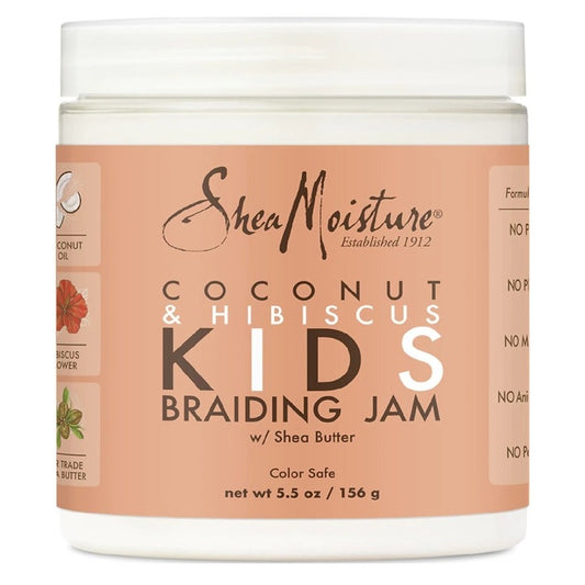 Shea Moisture Kids Braiding Jam Coconut & Hibiscus 5.5oz