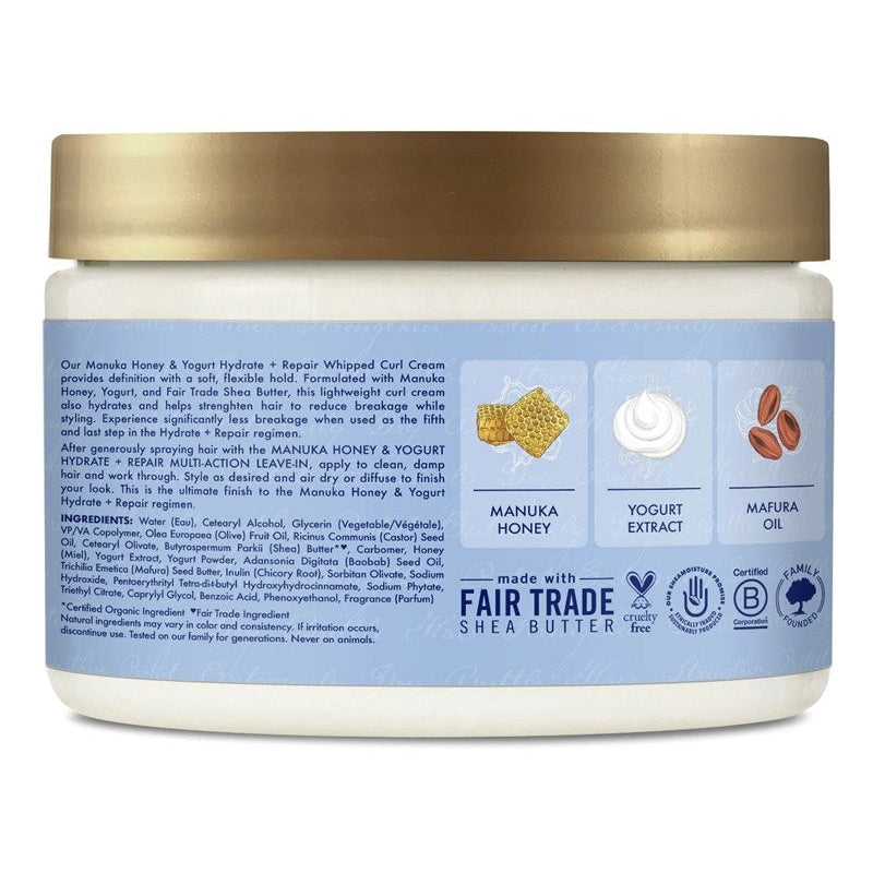 Shea Moisture Manuka Honey + Yogurt Whip Curl Cream 11.5oz