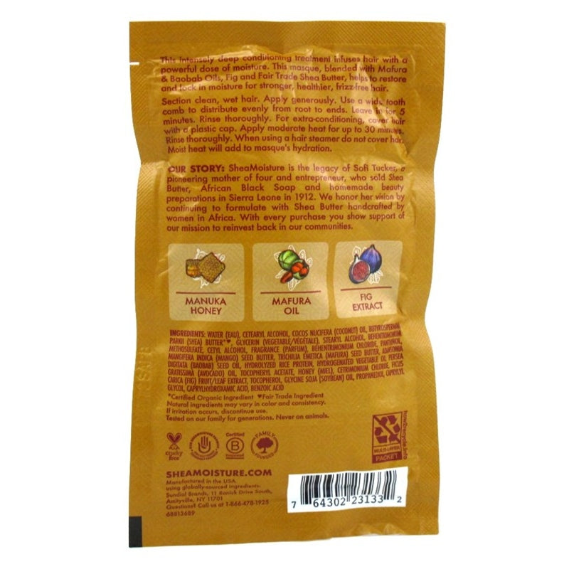 Shea Moisture Manuka Honey + Mafura Hair Masque Pks (12in)