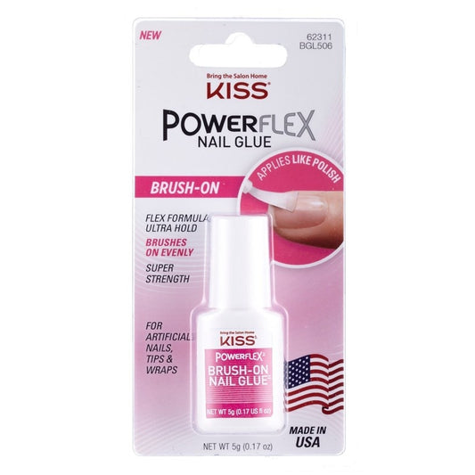 Kiss Powerflex Brush On Nail Glue 0.17oz