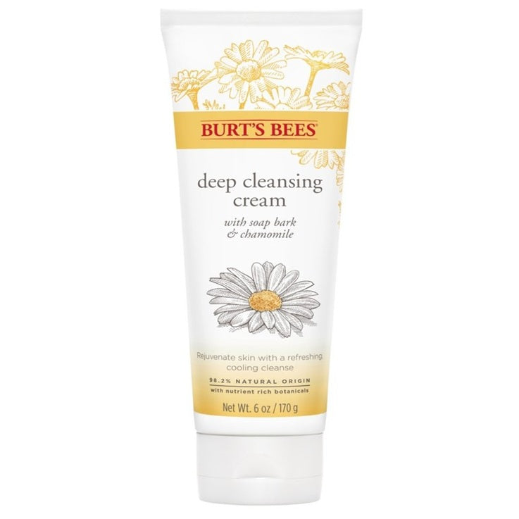 Burts Bees Deep Cleansing Cream 6oz Soap Bark/Chamomile