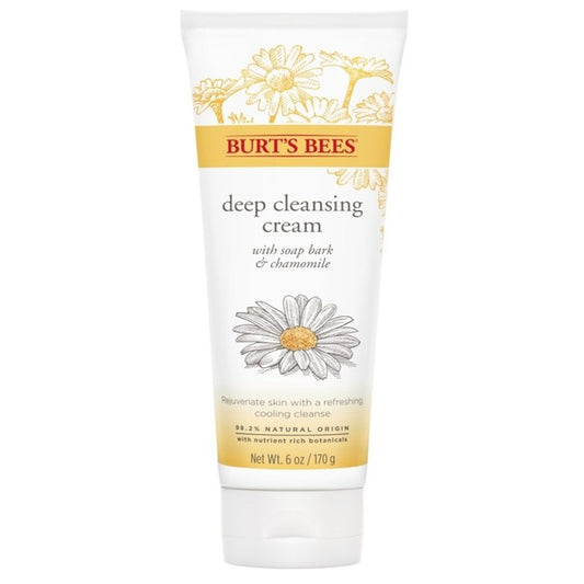 Burts Bees Deep Cleansing Cream 6oz Soap Bark/Chamomile