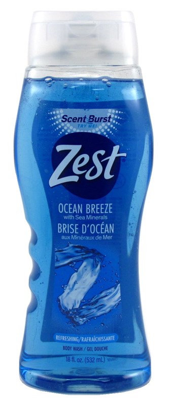 Zest Body Wash Ocean Breeze With Sea Minerals Refresh 18oz