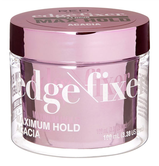Kiss Red Edge Fixer Max Hold 24 Hr Acacia 3.38oz Jar
