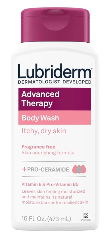 Lubriderm Advanced Therapy Body Wash 16oz Itchy Dry Skin