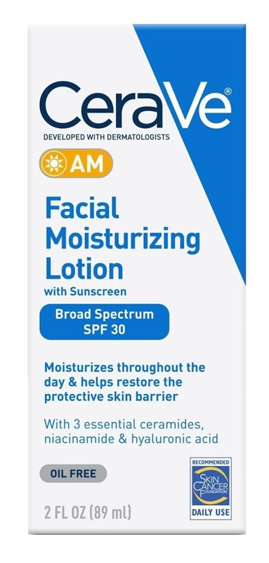 Cerave Moisturizing Facial Lotion Am Spf#30 2oz Oil Free