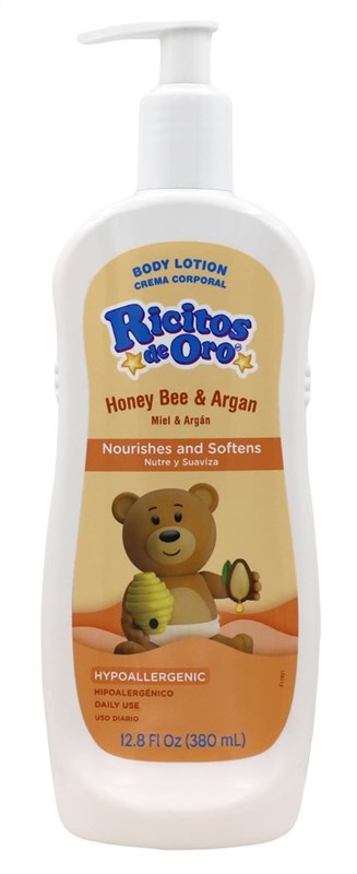 Ricitos De Oro Baby Body Lotion Honey Bee/Argan 12.5oz