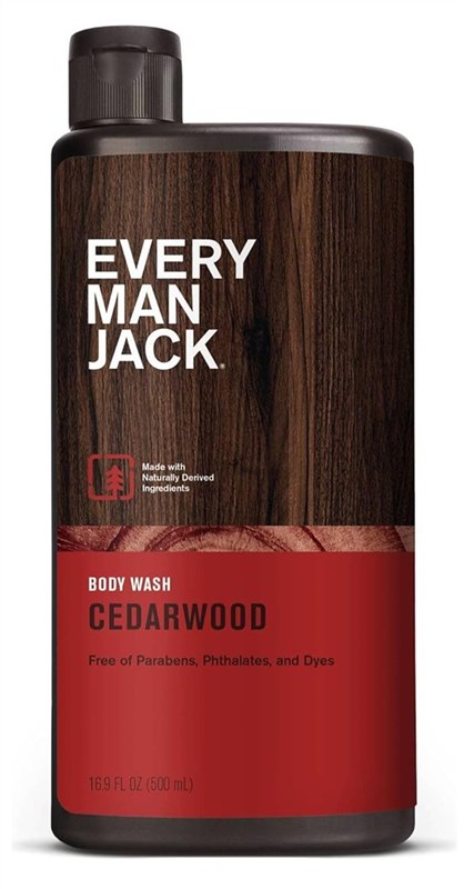 Every Man Jack Body Wash And Shower Gel 16.9oz Cedarwood