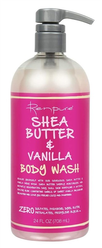 Renpure Body Wash Shea Butter And Vanilla Hydrating 24oz