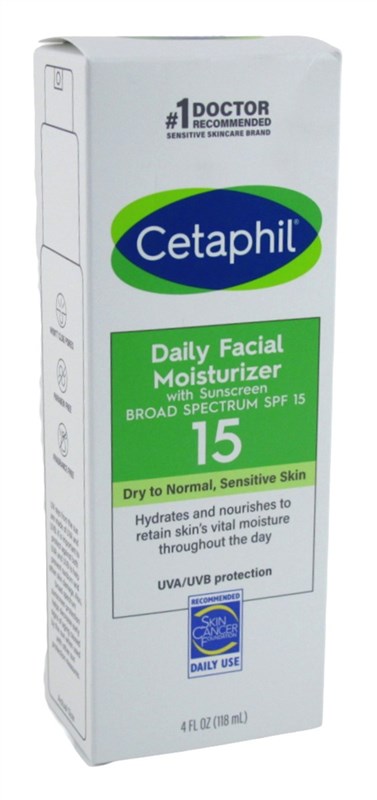 Cetaphil Daily Facial Moisturizer Spf#15 4oz
