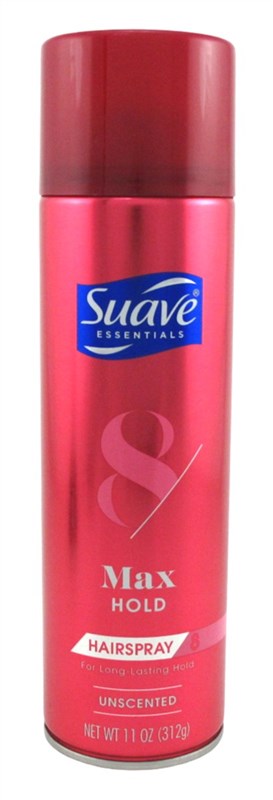 Suave Hairspray Max Hold 8 Unscented 11oz