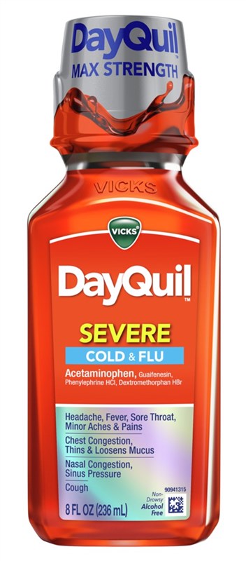 Vicks Dayquil Cold & Flu 8oz Severe