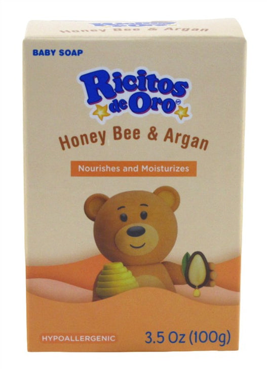 Ricitos De Oro Baby Soap Bar Honey Bee & Argan 3.5oz