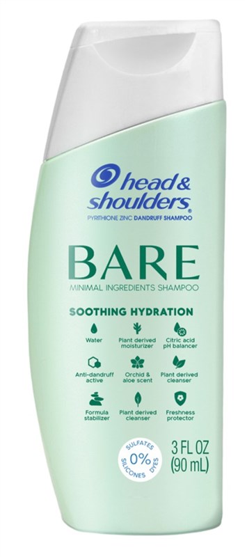 Head & Shoulders Shampoo Bare 3oz (12in) Soothing Hydration