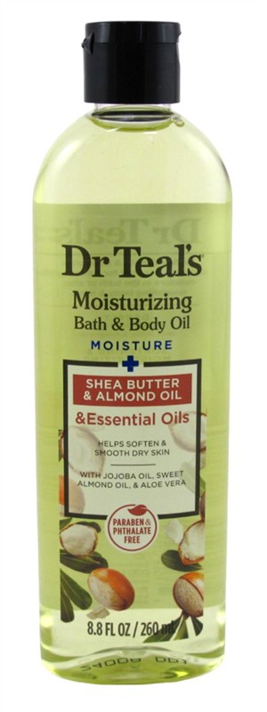 Dr Teals Bath & Body Oil Shea Butter & Almond Oil 8.8oz