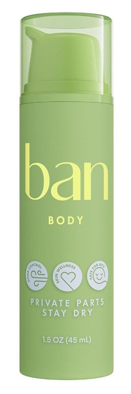Ban Body Private Parts Stay Dry Deodorizing Lotion 1.5oz