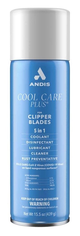 Andis Cool Care Plus For Clipper Blades 5-In-1 15.5oz
