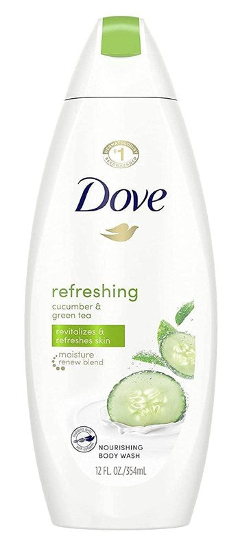 Dove Body Wash 12oz Refreshing Cucumber & Green Tea