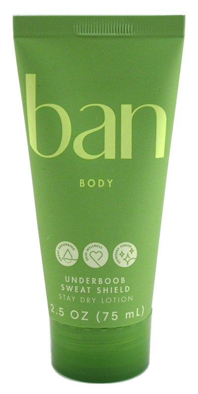 Ban Body Underboob Sweat Shield Stay Dry Lotion 2.5oz