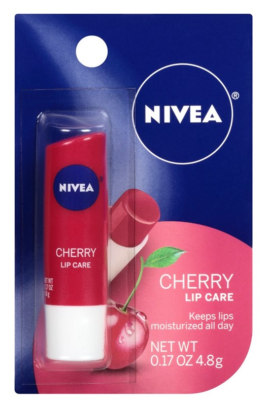 Nivea Lip Care Cherry 0.17oz (1PC) Display