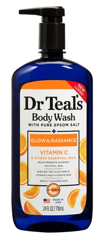 Dr Teals Body Wash Vitamin-C Glow & Radiance 24oz