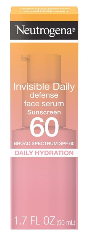 Neutrogena Invisible Daily Defense Spf60 Face Serum 1.7oz