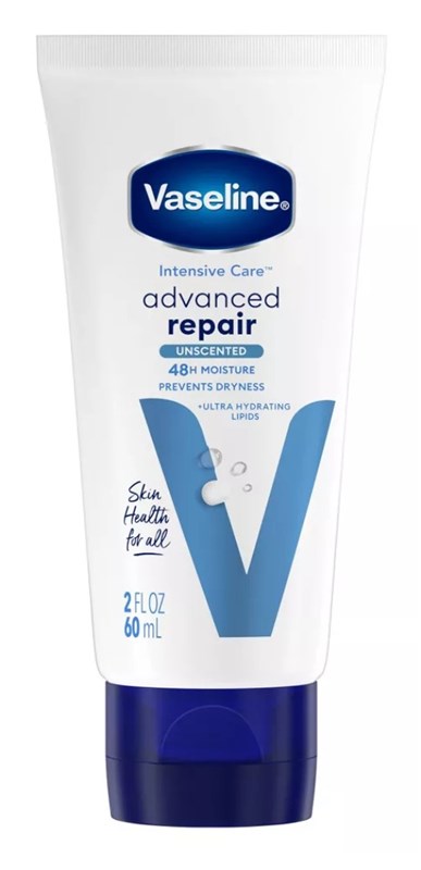 Vaseline Intensive Care Lotion Adv Repair Unscented 2oz(12in)