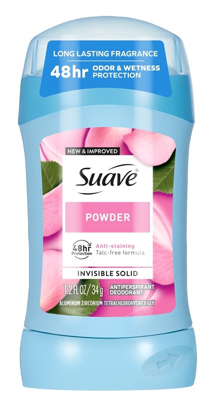 Suave Deodorant 1.2oz 48Hr Powder Invisible Solid (12in)