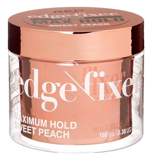 Kiss Red Edge Fixer Max Hold 24 Hr Sweet Peach 3.38oz Jar