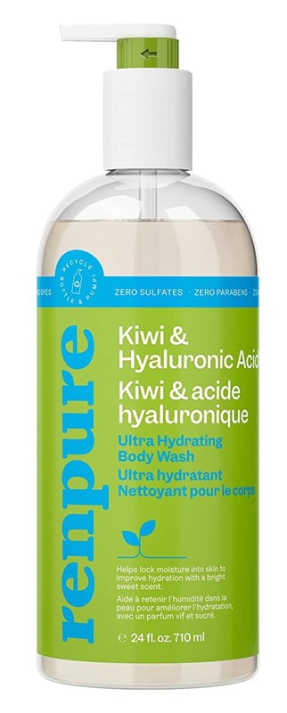 Renpure Body Wash Kiwi And Hyaluronic Acid 24oz