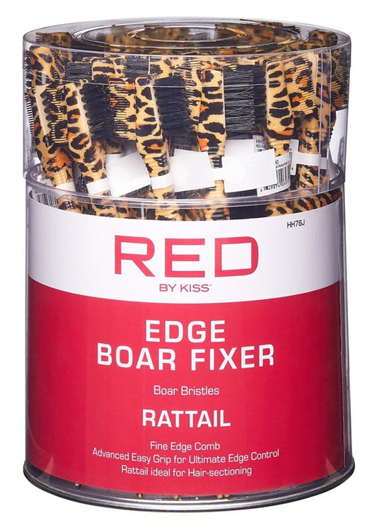 Kiss Red Edge Boar Fixer Rattail Leopard (48in)