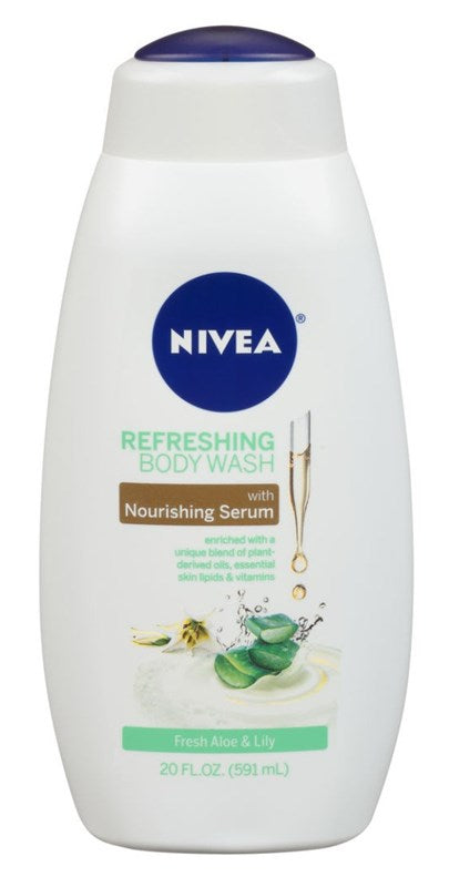 Nivea Body Wash 20oz Fresh Aloe And Lily